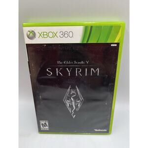The Elder Scrolls V: Skyrim (Microsoft Xbox 360) - Complete w/ Map - Tested